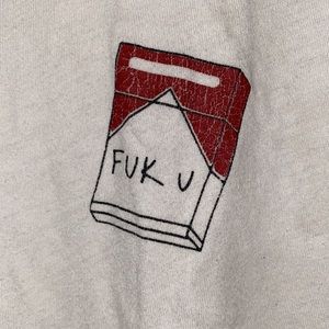 “Fuk U” Cigarette Pack T Shirt 🚬